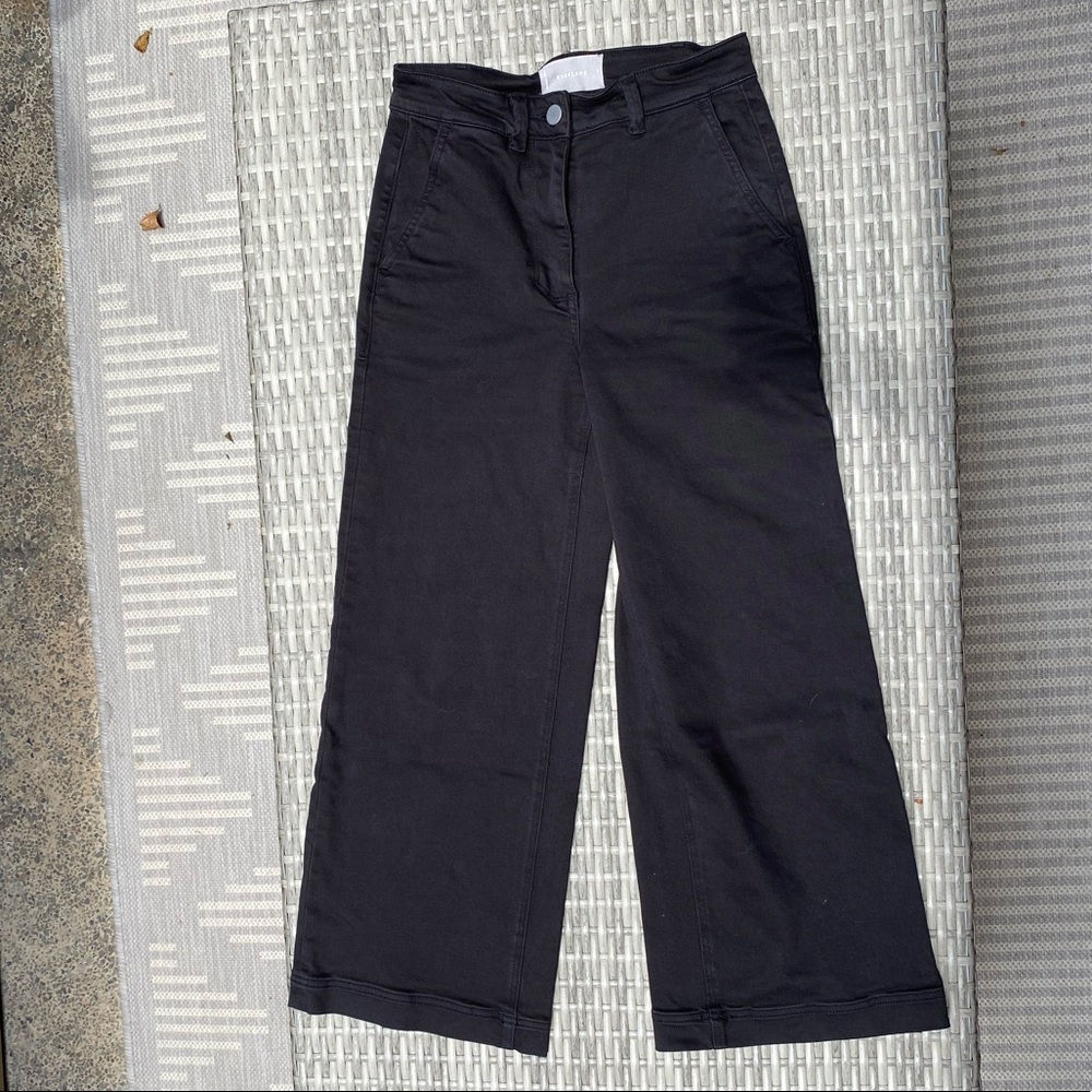 Everlane crop flare pants